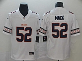 Nike Bears 52 Khalil Mack White Team Logos Fashion Vapor Limited Jersey,baseball caps,new era cap wholesale,wholesale hats
